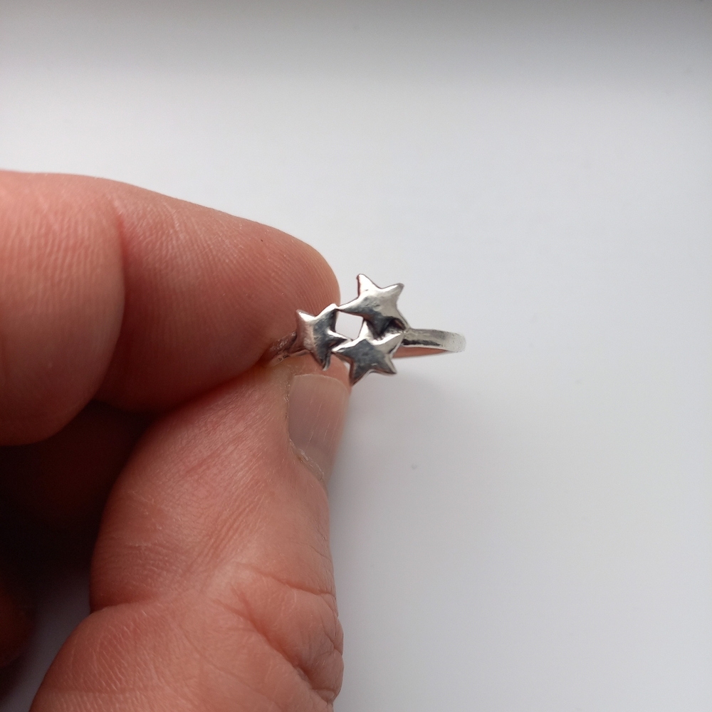 Ruehl No.925 Silver Star Ring Size 8